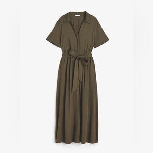 H&M Tie Belt Short Sleeve Shirt Dress, SUC, Sz Sm